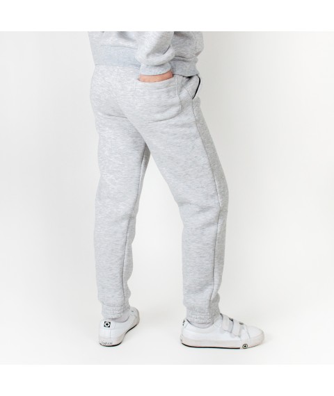 Дитячі штани тринитка melange Dexter`s  Dexter`s  Сірий d2166-1  146 см (d2166-1)