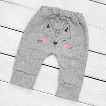 Foxye Dexter`s children's pants with nachos demi-season Gray d303sr-ls 68 cm (d303sr-ls)