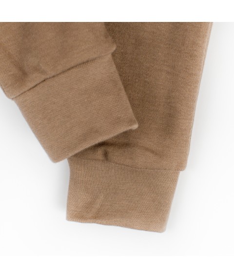 Kids' knitted brown pants Gecko Dexter`s Brown 924 74 cm (D924-1)