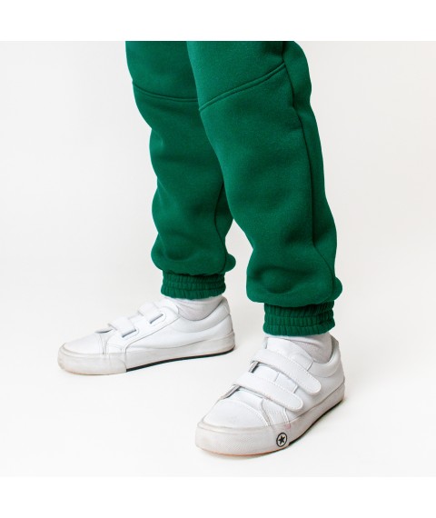 Warm sports pants emerald Dexter`s Dexter`s Green d2166-4 134 cm (d2166-4)