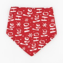 Слюнявчик детский в праздничной расцветке Christmas Ho ho  Dexter`s  Красный d963-1хх-нгтг   (d963-1хх-нгтг)