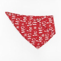 Слюнявчик детский в праздничной расцветке Christmas Ho ho  Dexter`s  Красный d963-1хх-нгтг   (d963-1хх-нгтг)