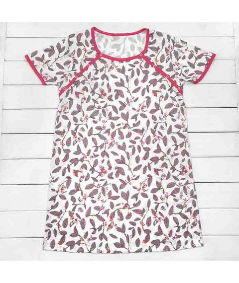 Жіноча сорочка для пологового залу Leaf  Dexter`s  Білий 100  XL (d100лс-б)