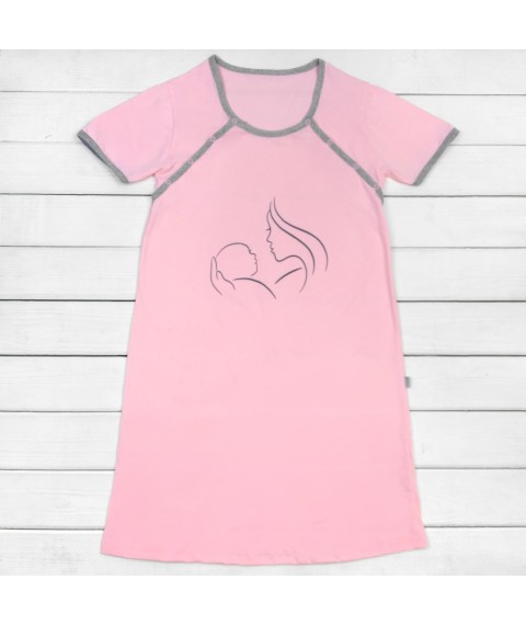 Жіноча сорочка з кнопками для годування Mom  Dexter`s  Рожевий 100  M (d100рв)