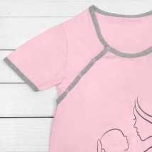 Жіноча сорочка з кнопками для годування Mom  Dexter`s  Рожевий 100  L (d100рв)