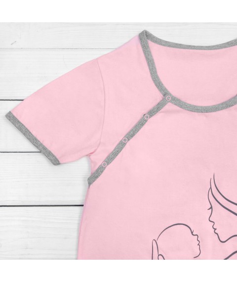 Женская сорочка с кнопками для кормления Mom  Dexter`s  Розовый 100  M (d100рв)