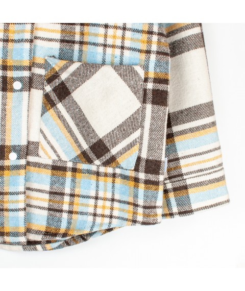 Flannel checkered shirt for children Dexter`s Multicolored d215g-gb 122 cm (d215g-gb)