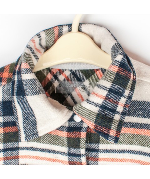 Dexter`s checked flannel shirt for children Multicolored d215tm 122 cm (d215tm)