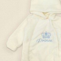 Fleece overalls for a boy Prince Dexter`s Milky 8-105 62 cm (8-105m)