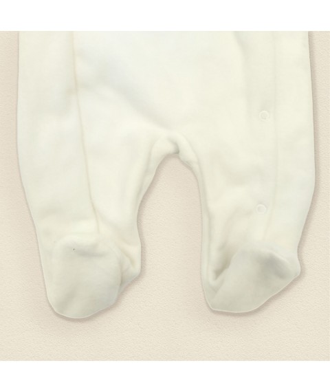 Fleece overalls for a boy Prince Dexter`s Milky 8-105 74 cm (8-105m)