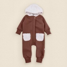 Teddy Dexter`s hooded children's jumpsuit Brown 2146 80 cm (d2146-1kch)