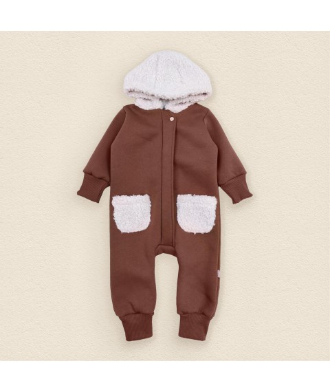 Teddy Dexter`s hooded children's jumpsuit Brown 2146 86 cm (d2146-1kch)