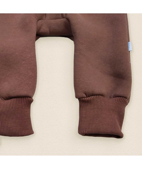 Teddy Dexter`s hooded children's jumpsuit Brown 2146 86 cm (d2146-1kch)