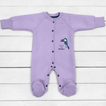 Warm little man on fleece Tykan purple color Dexter`s Violet 2142 74 cm (d2142-2)