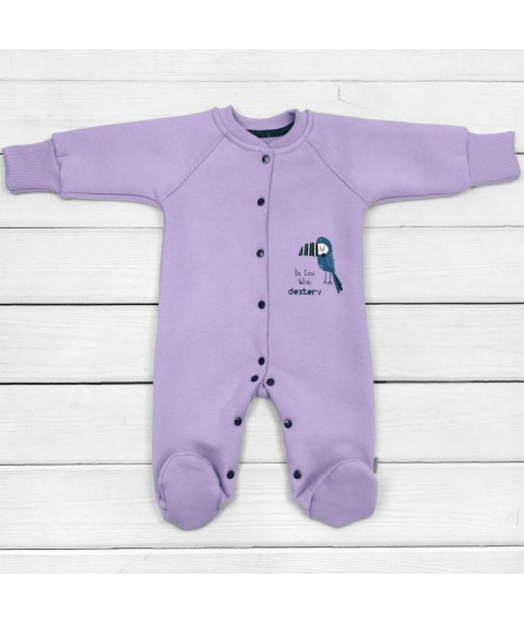 Warm little man on fleece Tykan purple color Dexter`s Purple 2142 62 cm (d2142-2)