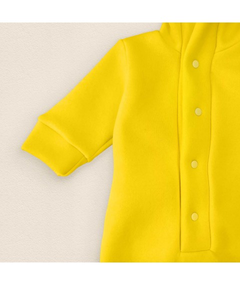Sun Dexter`s yellow d2127-6 62 cm (d2127-6) children's demi-season yellow tri-thread overalls