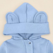 Sky Dexter`s demi-season fleece jumpsuit with hood and cap Blue 2142 68 cm (d2142-41)
