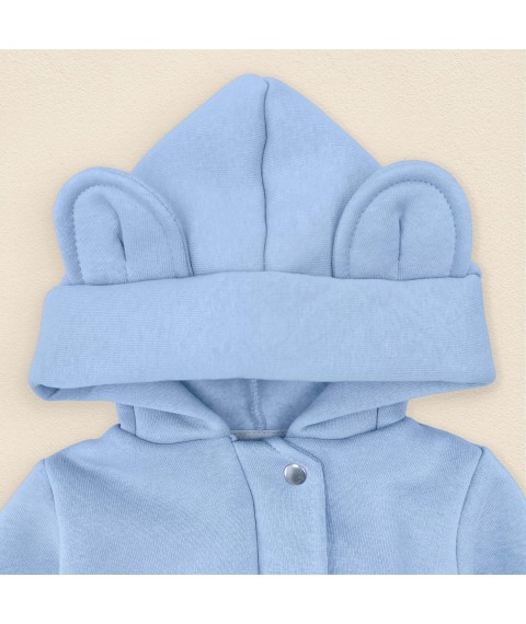 Demi-season jumpsuit with hood and cap Sky Dexter`s Blue 2142 92 cm (d2142-41-1)