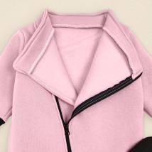 Pudra Dexter`s warm fleece jumpsuit with hood Pink 2144 80 cm (d2144-3)