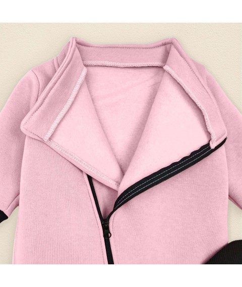 Pudra Dexter`s warm fleece jumpsuit with hood Pink 2144 98 cm (d2144-3)