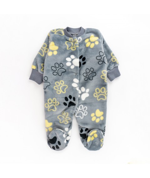 Комбинезон детский теплый Cute Paws  Dexter`s  Серый d12-14-1лп-ср  62 см (d12-14-1лп-ср)