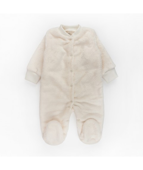 Комбинезон детский теплый Soft Milk  Dexter`s  Молочный d12-14-1мл  68 см (d12-14-1мл)