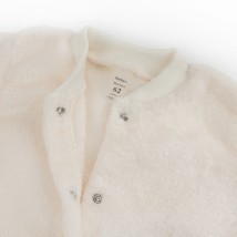 Комбинезон детский теплый Soft Milk  Dexter`s  Молочный d12-14-1мл  68 см (d12-14-1мл)