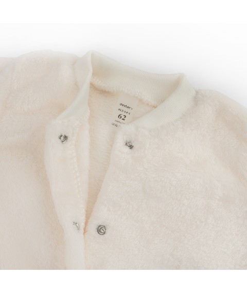 Комбинезон детский теплый Soft Milk  Dexter`s  Молочный d12-14-1мл  68 см (d12-14-1мл)