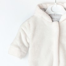 Plush overalls for children with a hood demi-season Mouse Dexter`s Milk 12-20 68 cm (d12-20ml)