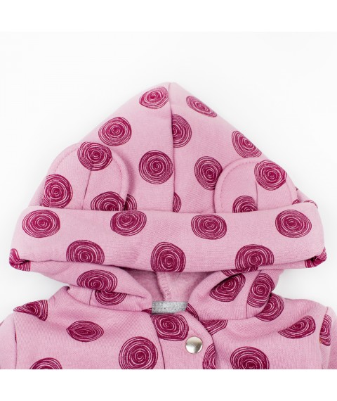 Комбинезон для детей от года в комплекте с шапочкой Rose  Dexter`s  Розовый 2142  86 см (d2142-40-1)