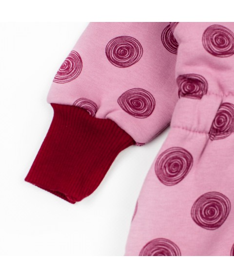 Комбінезон для дітей від року в комплекті з шапочкою Rose  Dexter`s  Рожевий 2142  86 см (d2142-40-1)