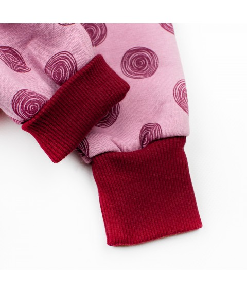 Комбінезон з шапочкою для прогулянок Rose  Dexter`s  Рожевий 2142  68 см (d2142-40)