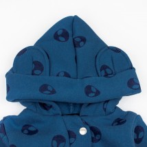 Warm demi-season romper Aliens Dexter`s Blue 2142 68 cm (d2142-22)