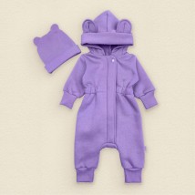 Violet Dexter`s three-piece romper overalls for girls Lilac; Violet 2142 80 cm (d2142-21)