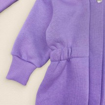 Violet Dexter`s three-piece romper overalls for girls Lilac; Violet 2142 80 cm (d2142-21)