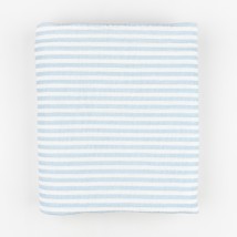 Муслиновый плед135х75см Stripes  Dexter`s  Белый;Голубой d602гб-см  135-75см (d602гб-см)