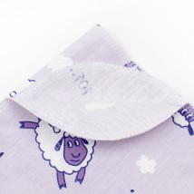 Пелюшка дитяча бязь Sheep  Dexter`s  Фіолетовий d502ов-лв  95-85см (d502ов-лв)