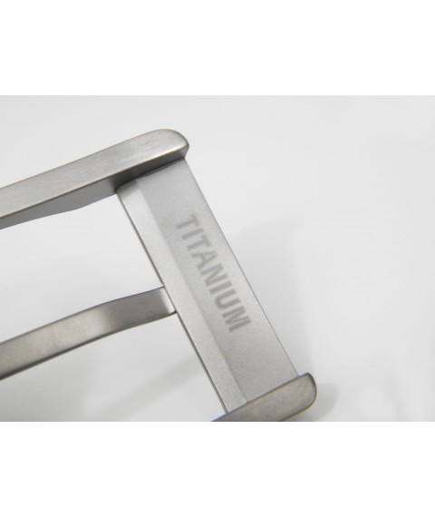 Belt "Titanium " titanium buckle