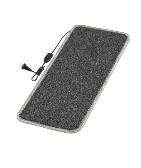 Heated mat 50x20 cm with thermal insulation and regulator Standard 'Color: dark red'