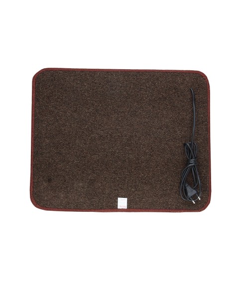 Heated mat 50x40 cm with thermal insulation Standard 'Color: black'