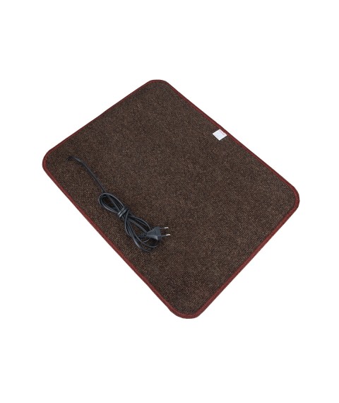 Heated mat 50x40 cm with thermal insulation Standard 'Color: black'