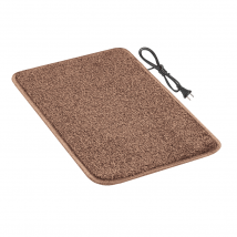 Heated mat 50x30 cm with thermal insulation Comfort   039;Color: brown'