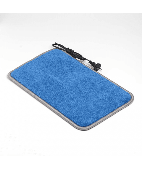 Heated mat 50x30 cm with thermal insulation Comfort   039;Color: blue'