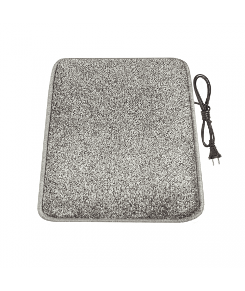 Heated mat 50x30 cm with thermal insulation Comfort   039;Color: dark gray'