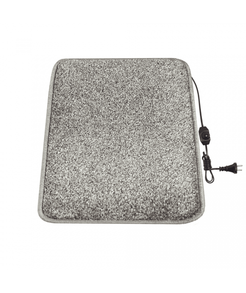 Heated mat 50x30 cm with thermal insulation and comfort regulator 'Color: light -green'