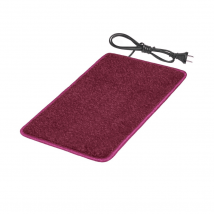 Heated mat 50x30 cm with thermal insulation Comfort   039;Color: dark pink'
