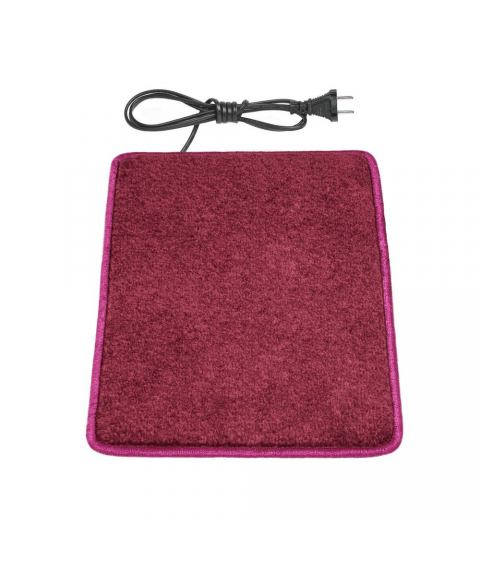Heated mat 50x30 cm with thermal insulation Comfort   039;Color: dark gray'