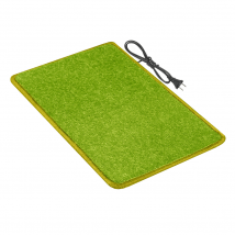 Heated mat 50x30 cm with thermal insulation Comfort   039;Color: light green'