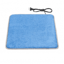 Heated mat 50x40 cm with thermal insulation Comfort ' Color: light gray'