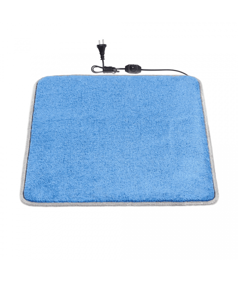 Heated mat 50×60 cm with thermal insulation and comfort regulator 'Color: dark pink'